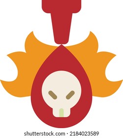 Hand drawn hot red pepper. Spicy ingredients. Chili logo. Spice Hot Chili Pepper isolated on white background. Natural healthy food. Vector graphics for shapes