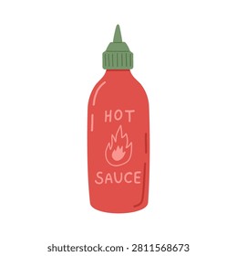 Hand drawn hot sauce