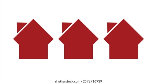 Hand drawn house. Simple vector icon