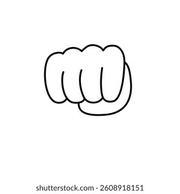 hand drawn human finger icon in doodle style. vector illustration. human hand sign.