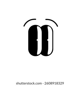 hand drawn human finger icon in doodle style. vector illustration. human hand sign.