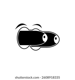 hand drawn human finger icon in doodle style. vector illustration. human hand sign.