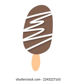 
hand drawn ice cream chocolate