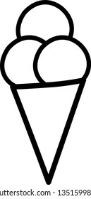 Hand drawn ice cream popsicle doodle sketch tribal vector	