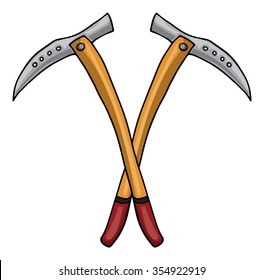 Hand Drawn Ice Picks Vector Illustration Stock Vector (royalty Free 