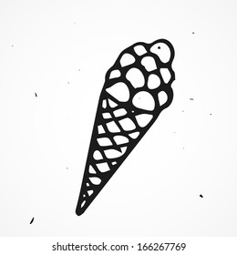 Hand drawn ice-cream