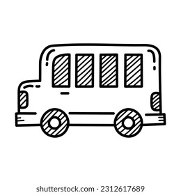 icono dibujado a mano de vuelta a la escuela y la educación
