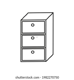 icono dibujado a mano, ilustración simple.