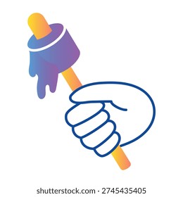 Hand drawn icon depicting marsh mellow sweet 