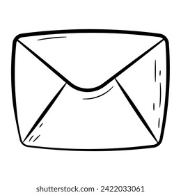 Hand Drawn Icon of Envelope.
Outline Doodle Islamic Icon Collections