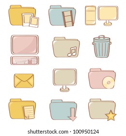 hand drawn icons