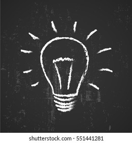 hand drawn idea icon