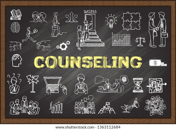 Hand Drawn Illustration About Counseling On Stock Vector (Royalty Free