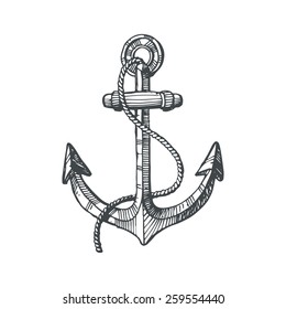Sketched Anchors Hd Stock Images Shutterstock