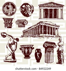 16,387 Ancient Greece Drawings Images, Stock Photos & Vectors ...