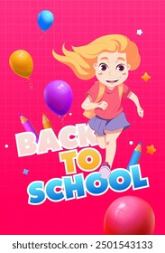 Ilustración dibujada a mano de vuelta a la temporada escolar