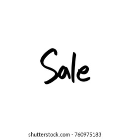 Hand drawn illustration / Black Friday sale - vector