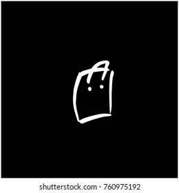 Hand drawn illustration / Black Friday sale - vector