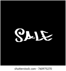 Hand drawn illustration / Black Friday sale - vector