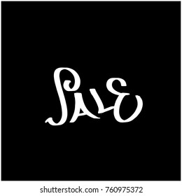 Hand drawn illustration / Black Friday sale - vector