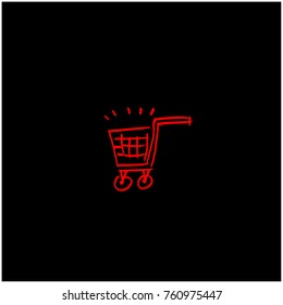 Hand drawn illustration / Black Friday sale - vector