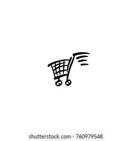 Hand drawn illustration / Black Friday sale - vector