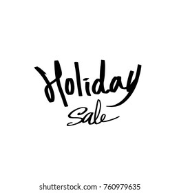 Hand drawn illustration / Black Friday sale - vector