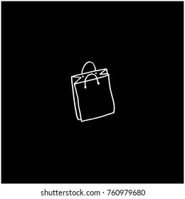 Hand drawn illustration / Black Friday sale - vector