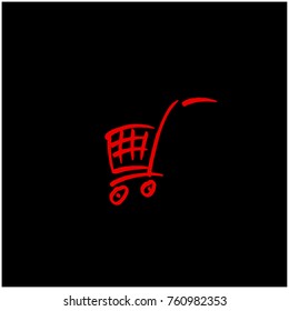 Hand drawn illustration / Black Friday sale - vector