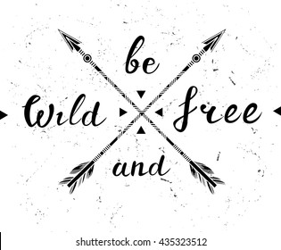 hand drawn illustration  in boho style