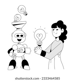 A hand drawn illustration of bot innovation 