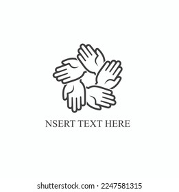 hand drawn illustration for charity or donation, vector art.