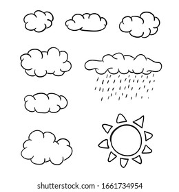 Rain Cloud Sketch Images Stock Photos Vectors Shutterstock