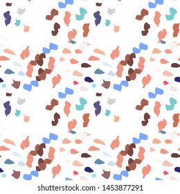 Hand drawn illustration with color texture ink hand background for decoration design. Hand drawn colorful paint ink texture. Decorative color art. Abstract ink blot.