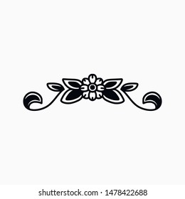 Hand drawn illustration of divider. Vector drawing