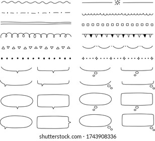 A hand drawn illustration of dividers.