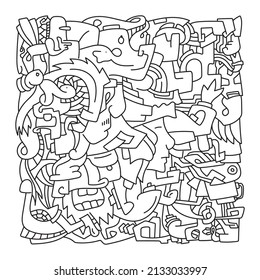 hand drawn illustration, doodle art, unlimited creativity