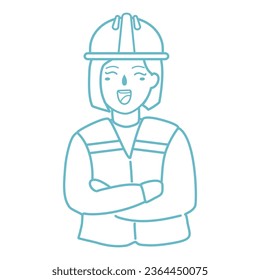 Ilustración dibujada a mano para la celebración del día de los ingenieros