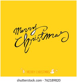 Hand drawn illustration / Happy Holiday - vector