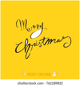 Hand drawn illustration / Happy Holiday - vector