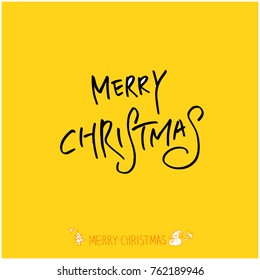Hand drawn illustration / Happy Holiday - vector