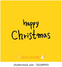 Hand drawn illustration / Happy Holiday - vector