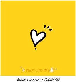 Hand drawn illustration / Happy Holiday - vector