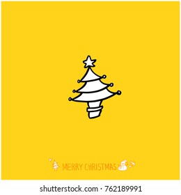 Hand drawn illustration / Happy Holiday - vector