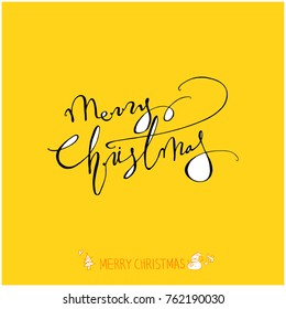 Hand drawn illustration / Happy Holiday - vector