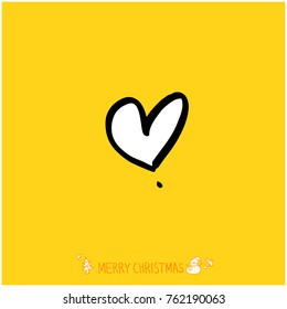 Hand drawn illustration / Happy Holiday - vector
