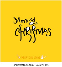Hand drawn illustration / Happy Holiday - vector