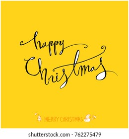 Hand drawn illustration / Happy Holiday - vector