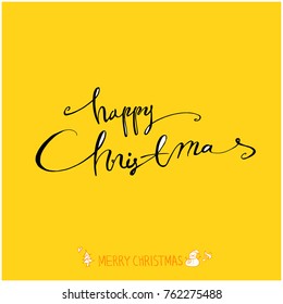 Hand drawn illustration / Happy Holiday - vector