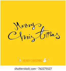 Hand drawn illustration / Happy Holiday - vector
